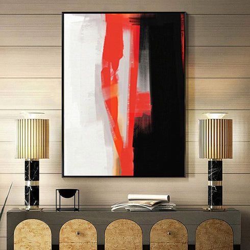 Red Haze Painting